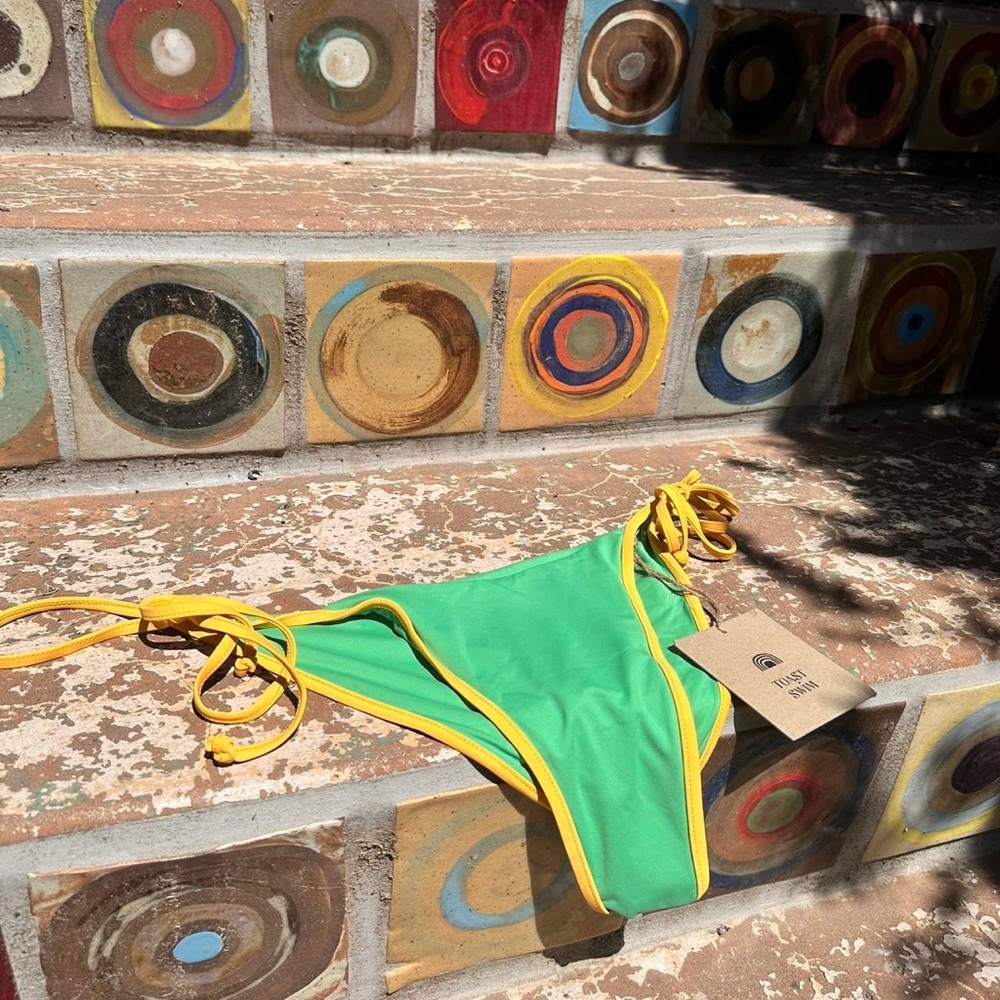 Green and Yellow Bikini Bottom
